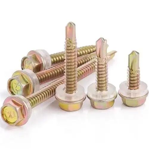 Zinc Plated Metal Hexagon Self Drilling Screw