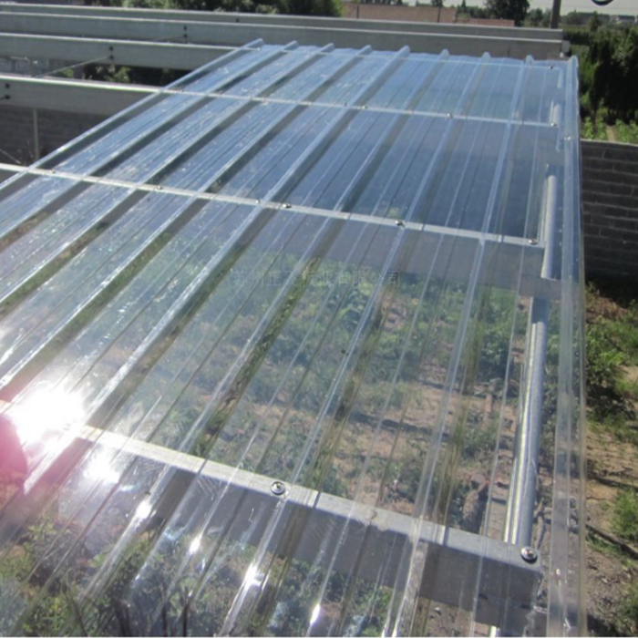 Polycarbonate Corrugated Sheets Resistance Curved PC Panels for Building Roofing